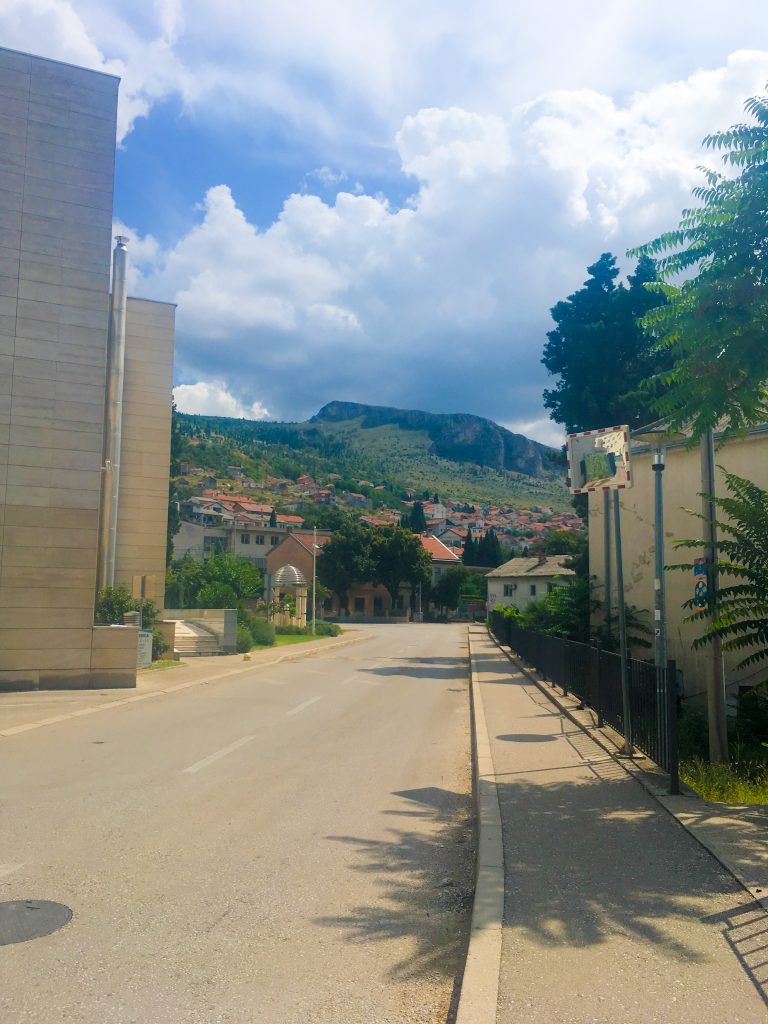 Far from the Mostar Bridge