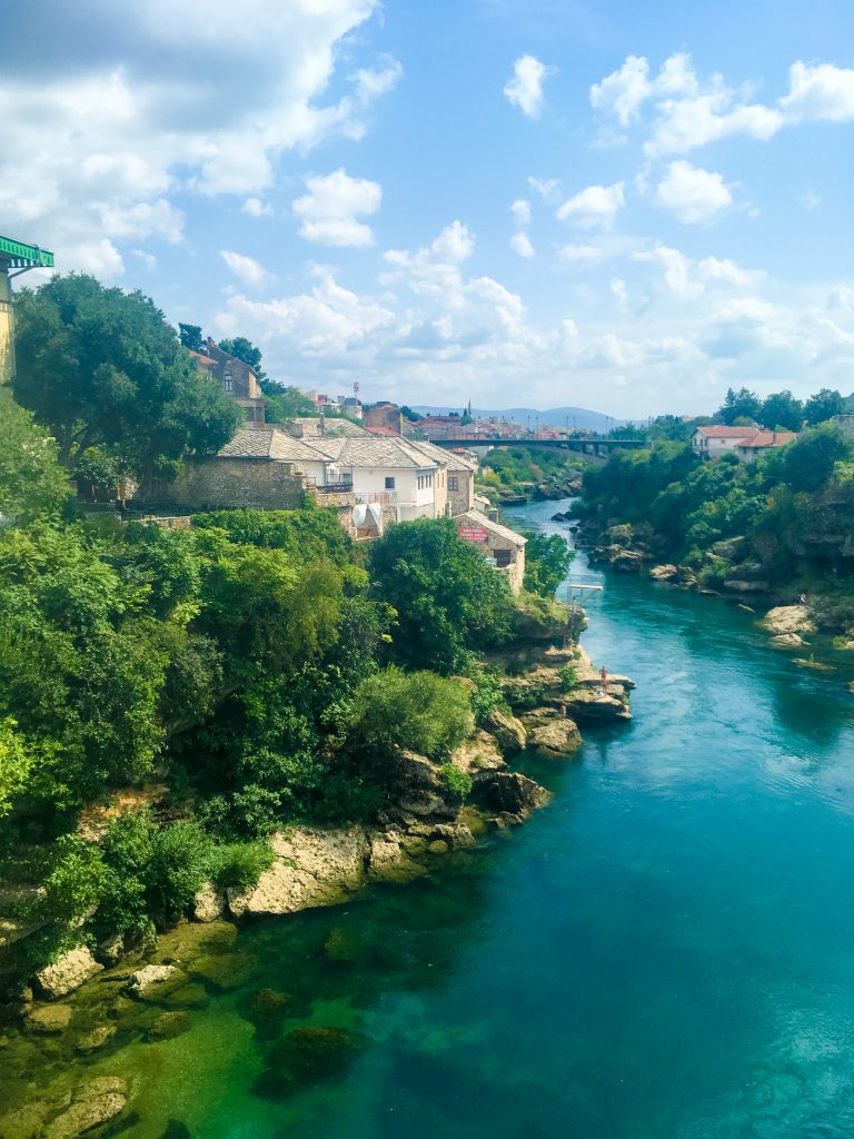 View from the Old Mostar Bridge